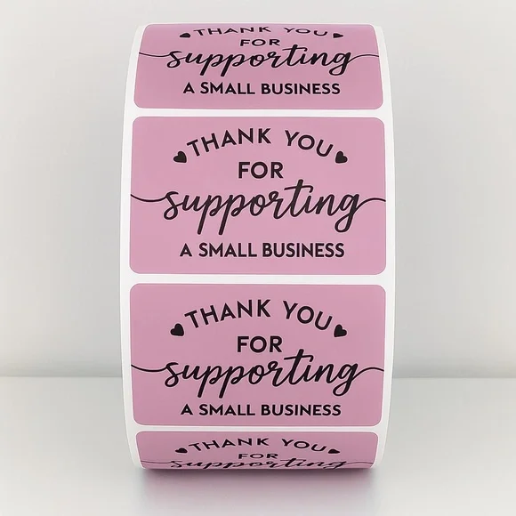 Customer Appreciation Stickers - Small Business Packaging Seals sticker label - Picture 9 of 11